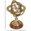 imageDeco 79 Brass Metal Compass Armillary Globe 11quot x 8quot x 8quot Gold