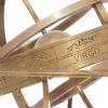 imageDeco 79 Brass Metal Compass Armillary Globe 11quot x 8quot x 8quot Gold