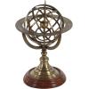 imageDeco 79 Brass Metal Compass Armillary Globe 11quot x 8quot x 8quot Gold