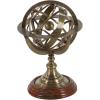 imageDeco 79 Brass Metal Compass Armillary Globe 11quot x 8quot x 8quot Gold