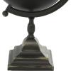 imageDeco 79 Industrial Metal Round Globe 11quot x 10quot x 18quot Black