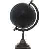 imageDeco 79 Industrial Metal Round Globe 11quot x 10quot x 18quot Black