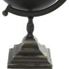 imageDeco 79 Industrial Metal Round Globe 11quot x 10quot x 18quot Black