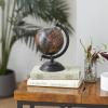 imageDeco 79 Mango Wood Globe 6quot x 5quot x 9quot BlackBlack