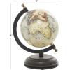 imageDeco 79 Mango Wood Globe 6quot x 5quot x 9quot BlackCream