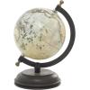 imageDeco 79 Mango Wood Globe 6quot x 5quot x 9quot BlackCream