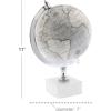 imageDeco 79 Marble Globe with Marble Base 7quot x 7quot x 11quot White