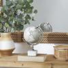 imageDeco 79 Marble Globe with Marble Base 7quot x 7quot x 11quot White