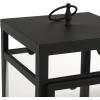 imageDeco 79 Metal Indoor Outdoor Candle Lantern Decorative Lantern Candle Holder Lantern 8quot x 8quot x 16quot Black2675  2165H