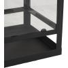 imageDeco 79 Metal Indoor Outdoor Candle Lantern Decorative Lantern Candle Holder Lantern 8quot x 8quot x 16quot Black2675  2165H