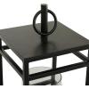 imageDeco 79 Metal Indoor Outdoor Candle Lantern Decorative Lantern Candle Holder Lantern 8quot x 8quot x 16quot Black8 x 8 x 16