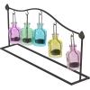 imageDeco 79 Metal Indoor Outdoor Candle Lantern Hanging Bottle Decorative Lantern Candle Holder Lantern 24quot x 5quot x 12quot Multi Colored