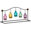 imageDeco 79 Metal Indoor Outdoor Candle Lantern Hanging Bottle Decorative Lantern Candle Holder Lantern 24quot x 5quot x 12quot Multi Colored