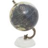 imageDeco 79 Modern Plastic Globe with Marble Base 5quot x 5quot x 8quot BlackBlack