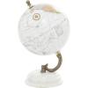 imageDeco 79 Modern Plastic Globe with Marble Base 5quot x 5quot x 8quot BlackWhite