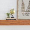 imageDeco 79 Wood Globe 5quot x 5quot x 9quot GreenGreen