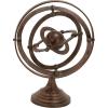 imageDeco 79 Aluminum Armillary Globe with Marble Base 10quot x 7quot x 13quot SilverCopper