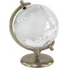 imageDeco 79 Aluminum Globe with Tiered Base 7quot x 6quot x 11quot CopperWhite