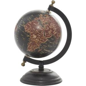 imageDeco 79 Mango Wood Globe 6quot x 5quot x 9quot BlackBlack