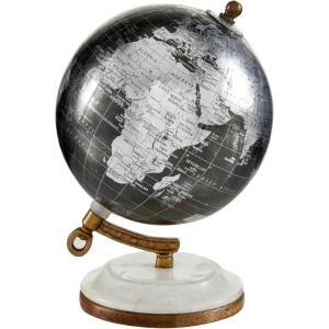 imageDeco 79 Modern Plastic Globe 5quot x 5quot x 7quot BlackBlack