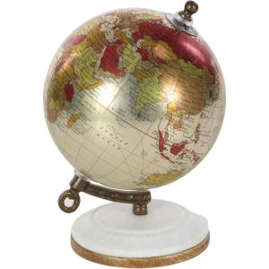 imageDeco 79 Modern Plastic Globe 5quot x 5quot x 7quot BlackWhite