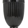imageDeco 79 Ceramic Living Room Decorative Jars Tall Fluted Urn Decorative Container with Lid Jar with Lid 12quot x 12quot x 32quot WhiteBlack
