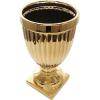 imageDeco 79 Ceramic Living Room Decorative Jars Tall Fluted Urn Decorative Container with Lid Jar with Lid 12quot x 12quot x 32quot WhiteGold