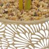 imageDeco 79 Faux Foliage Crotons Artificial Plant with Realistic Leaves and Floral Patterned Pot 16quot x 18quot x 30quot Green