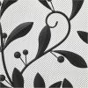 imageDeco 79 Metal Foldable Mesh Netting 3 Panel Fireplace Screen with Leaf and Vine Relief 45quot x 1quot x 30quot BrownBlack