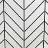 imageDeco 79 Metal Geometric Living Room Fireplace Screen Zig Zag Foldable Chevron 3 Panel Fire Spark Guard with Mesh Netting Screen 52quot x 1quot x 31quot BlackBlack