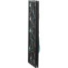 imageDeco 79 Metal Peacock Fireplace Screen Rainbow 3 Panel with Crystal Accents and Black Frame 48quot x 1quot x 32quot Blue