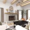 imageDeco 79 Metal Scroll Foldable Mesh Netting 3 Panel Fireplace Screen 60quot x 24quot x 40quot GrayBrown