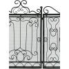 imageDeco 79 Metal Scroll Foldable Mesh Netting 3 Panel Fireplace Screen 60quot x 24quot x 40quot GrayBrown