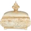 imageDeco 79 Polystone Decorative Jars 11quot x 7quot x 10quot Gold