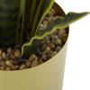 imageDeco 79 The Novogratz Faux Foliage Fern Artificial Plant with Realistic Leaves and Patterned Round Pot 13quot x 12quot x 11quot GreenGreen