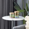 imageThe Novogratz Wood Living Room Decorative Jars Ombre Decorative Container with Wood Lid Set of 2 Jar with Lid 7quot 5quotH Multi Colored