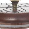imageDeco 79 Glass Living Room Decorative Jars Decorative Container with Wood Lids Set of 3 Jar with Lid 8quot 9quot 11quotH ClearClear