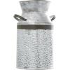 imageDeco 79 Metal Decorative Vase Milk Can Centerpiece Vase Flower Vase for Home Decoration 8quot x 7quot x 12quot Gray8L x 7W x 12H