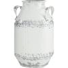 imageDeco 79 Metal Decorative Vases Set of 2 13quot ampamp 15quotH White