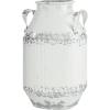 imageDeco 79 Metal Decorative Vases Set of 2 13quot ampamp 15quotH White