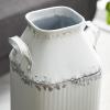 imageDeco 79 Metal Decorative Vases Set of 2 13quot ampamp 15quotH White