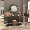 imageDeco 79 Metal Living Room Decorative Jars Caged Style Decorative Container with Wood Lids Set of 2 Jar with Lid 12quot 15quotH Black