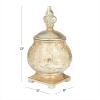 imageDeco 79 Polystone Decorative Jars 8quot x 8quot x 13quot Gold