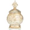 imageDeco 79 Polystone Decorative Jars 8quot x 8quot x 13quot Gold
