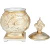 imageDeco 79 Polystone Decorative Jars 8quot x 8quot x 13quot Gold