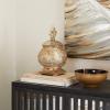 imageDeco 79 Polystone Decorative Jars 8quot x 8quot x 13quot Gold