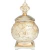 imageDeco 79 Polystone Decorative Jars 8quot x 8quot x 13quot Gold