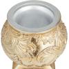 imageDeco 79 Polystone Decorative Jars 8quot x 8quot x 13quot Gold