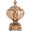 imageDeco 79 Polystone Solid Decorative Jars 12quot x 8quot x 13quot BronzeBronze