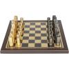 imageDeco 79 Aluminum Chess Game Set 14quot x 14quot x 4quot Gold  Classic Edition  Set Decorative Gift Classic Game Set Housewarming Fit Wedding Gift  6 Players  Age 12Gold